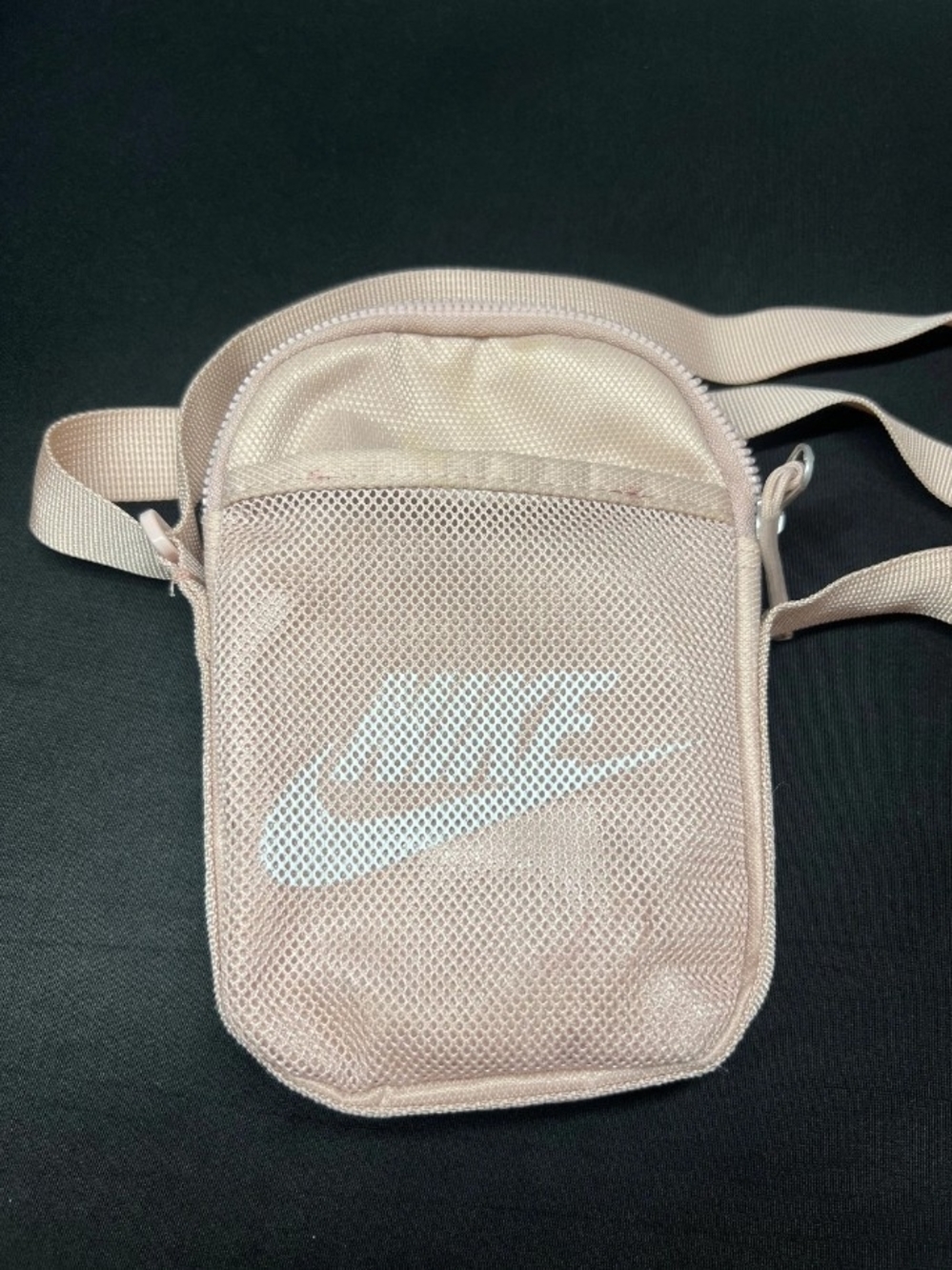 Nike Light Pink Mesh Mini Crossbody